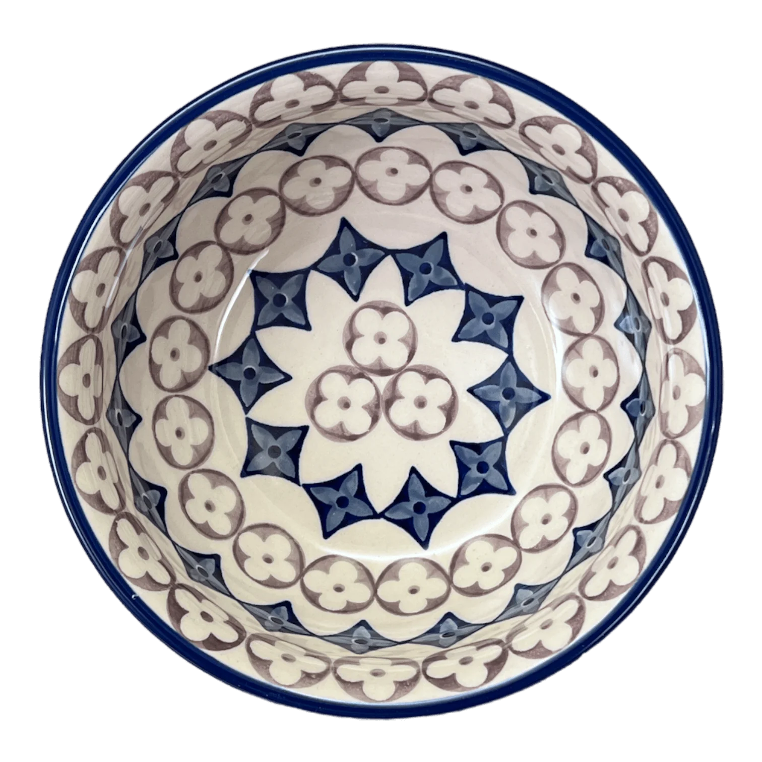 Bowl, Round, 6.5" in "Diamond Blossoms" by Manufaktura | M084U-ZP03 - Image 3