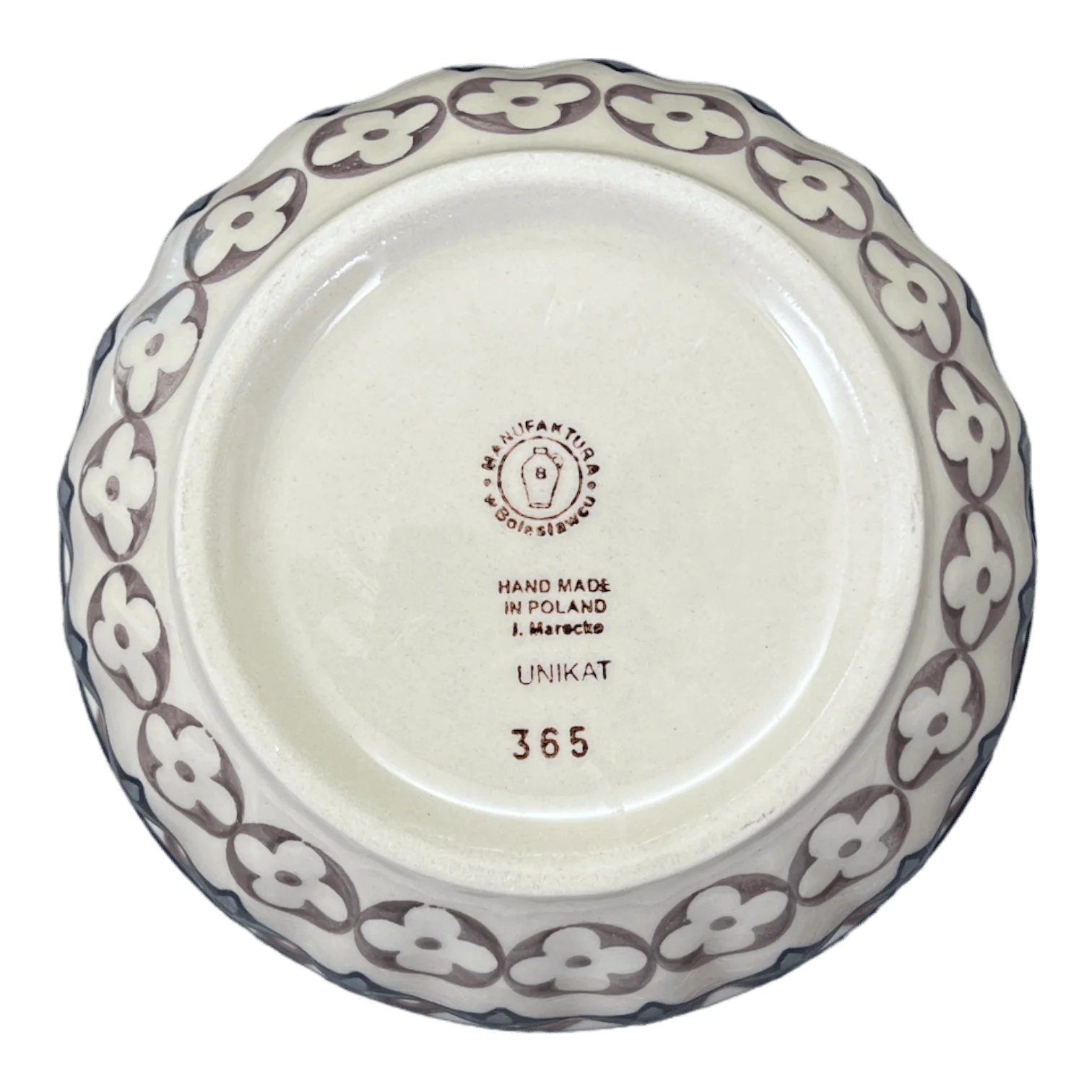 Bowl, Round, 6.5" in "Diamond Blossoms" by Manufaktura | M084U-ZP03 - Image 4