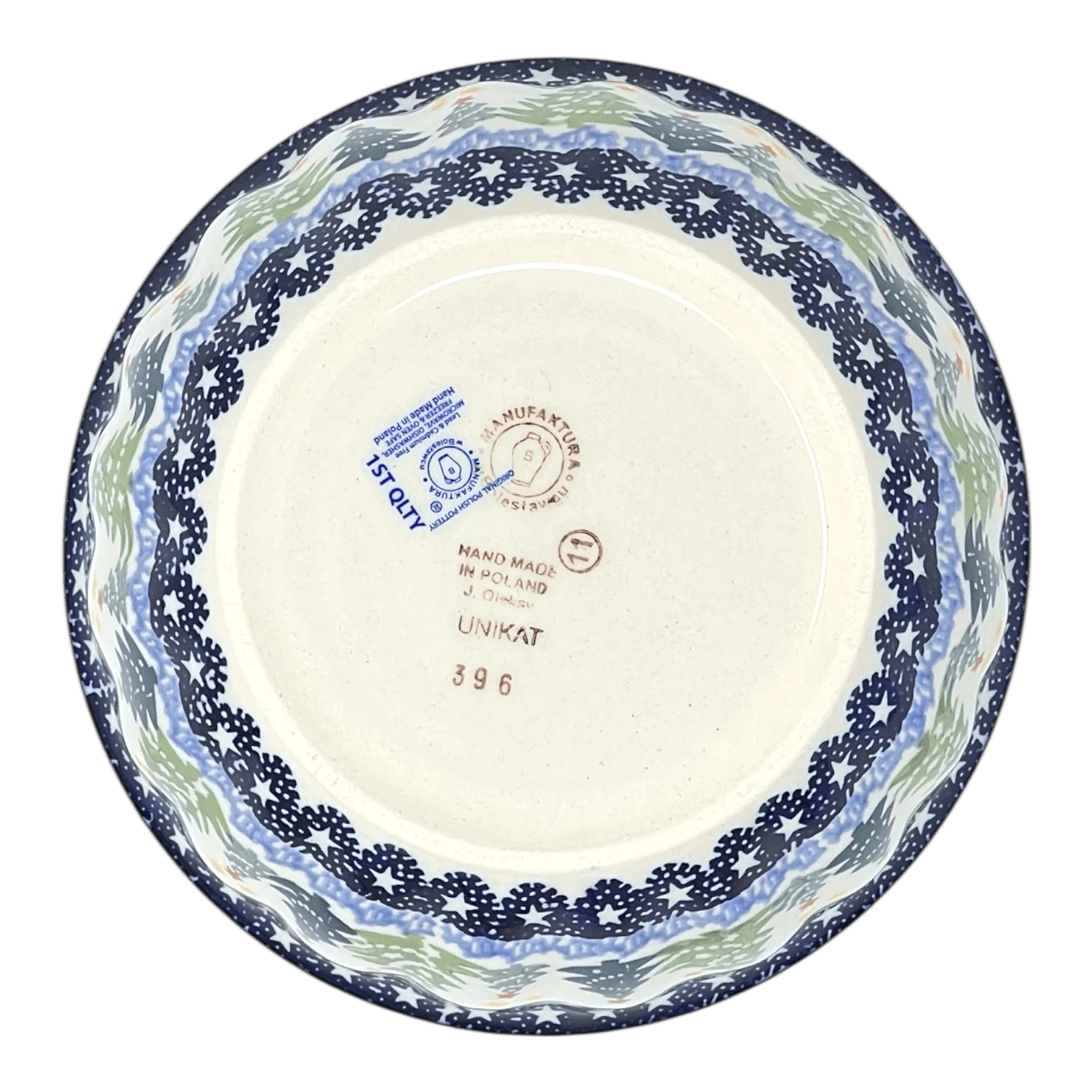 Bowl, Round, 6.5" in "Festive Forest" by Manufaktura | M084U-INS6 - Image 3