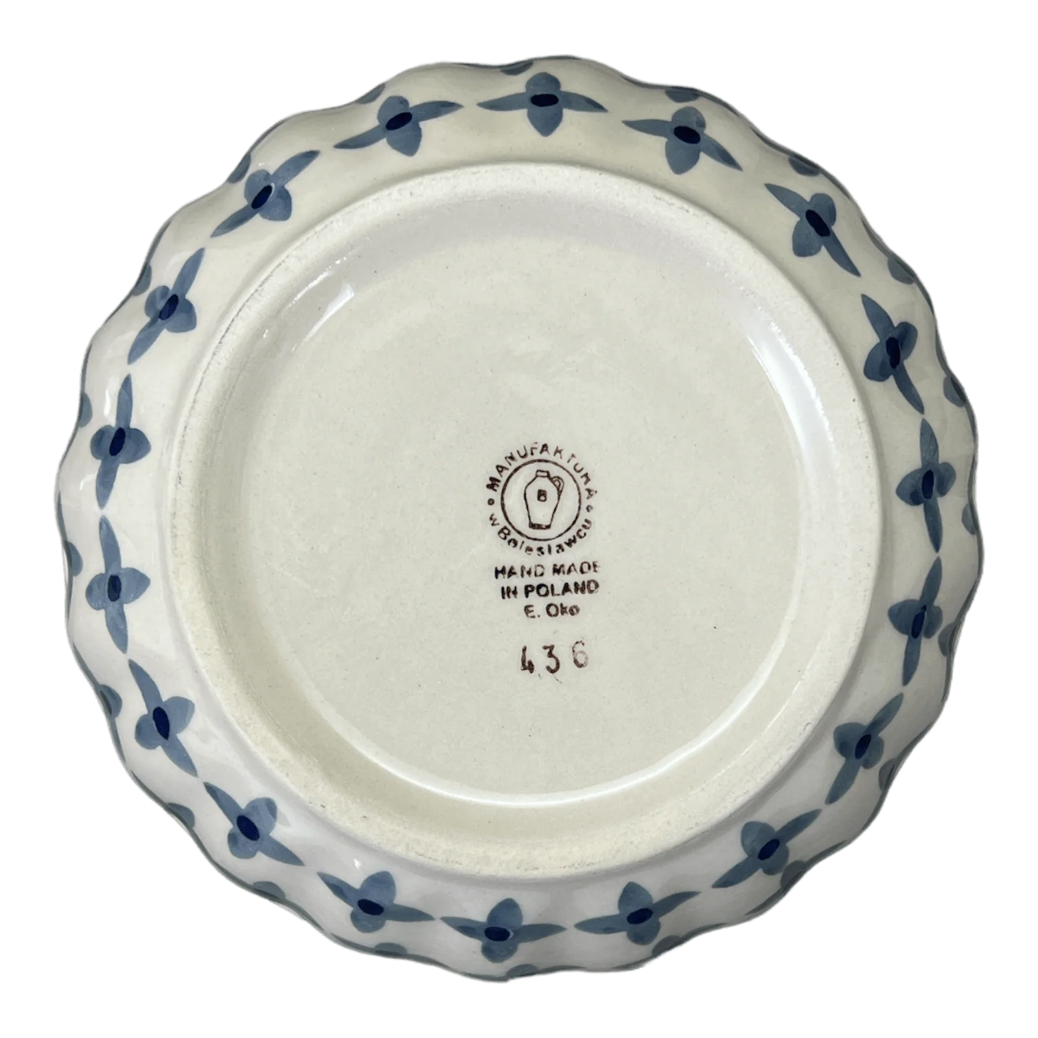 Bowl, Round, 6.5" in "Field of Diamonds" by Manufaktura | M084T-ZP04 - Image 4