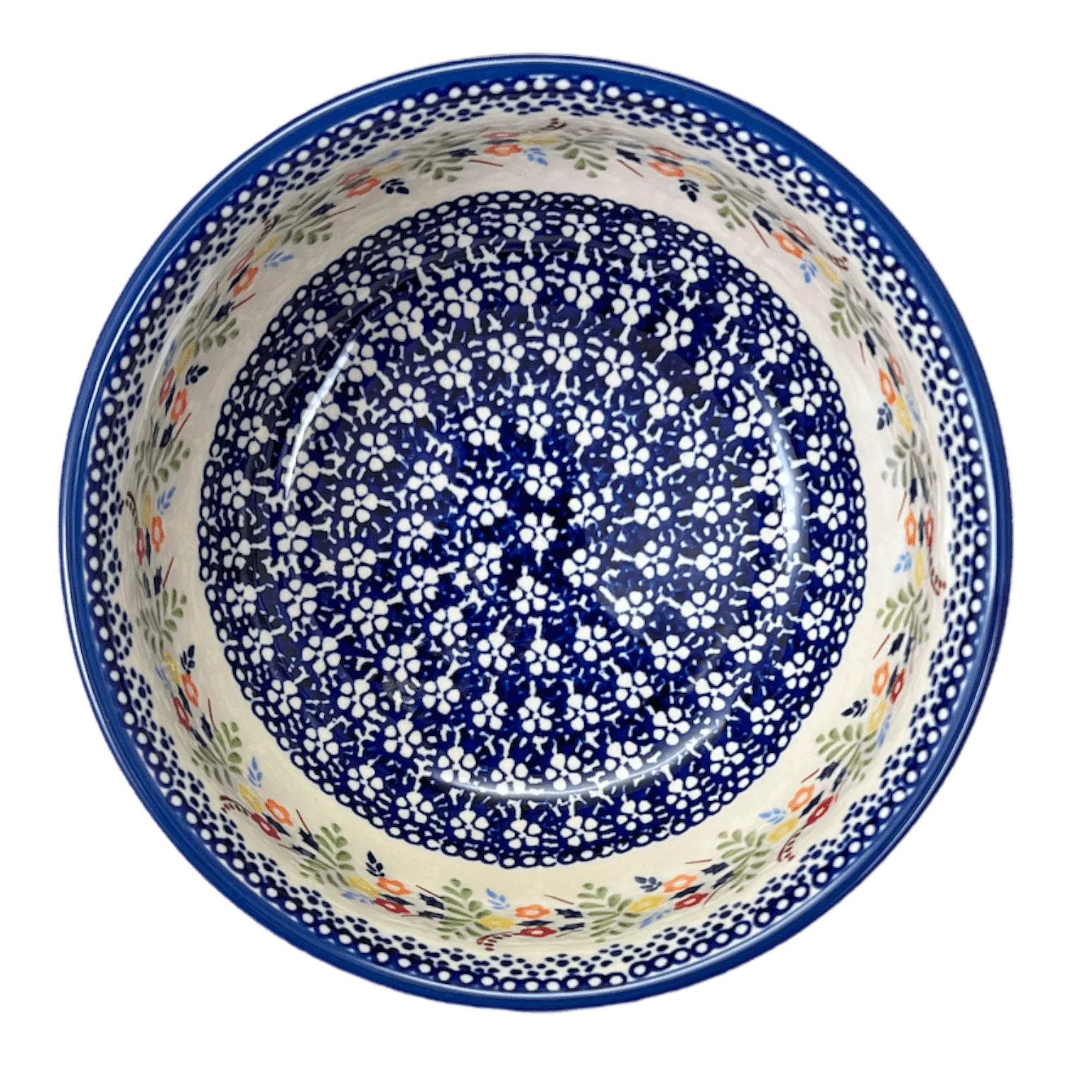 Bowl, Round, 6.5" in "Floral Garland" by Manufaktura | M084U-AD01 - Image 3