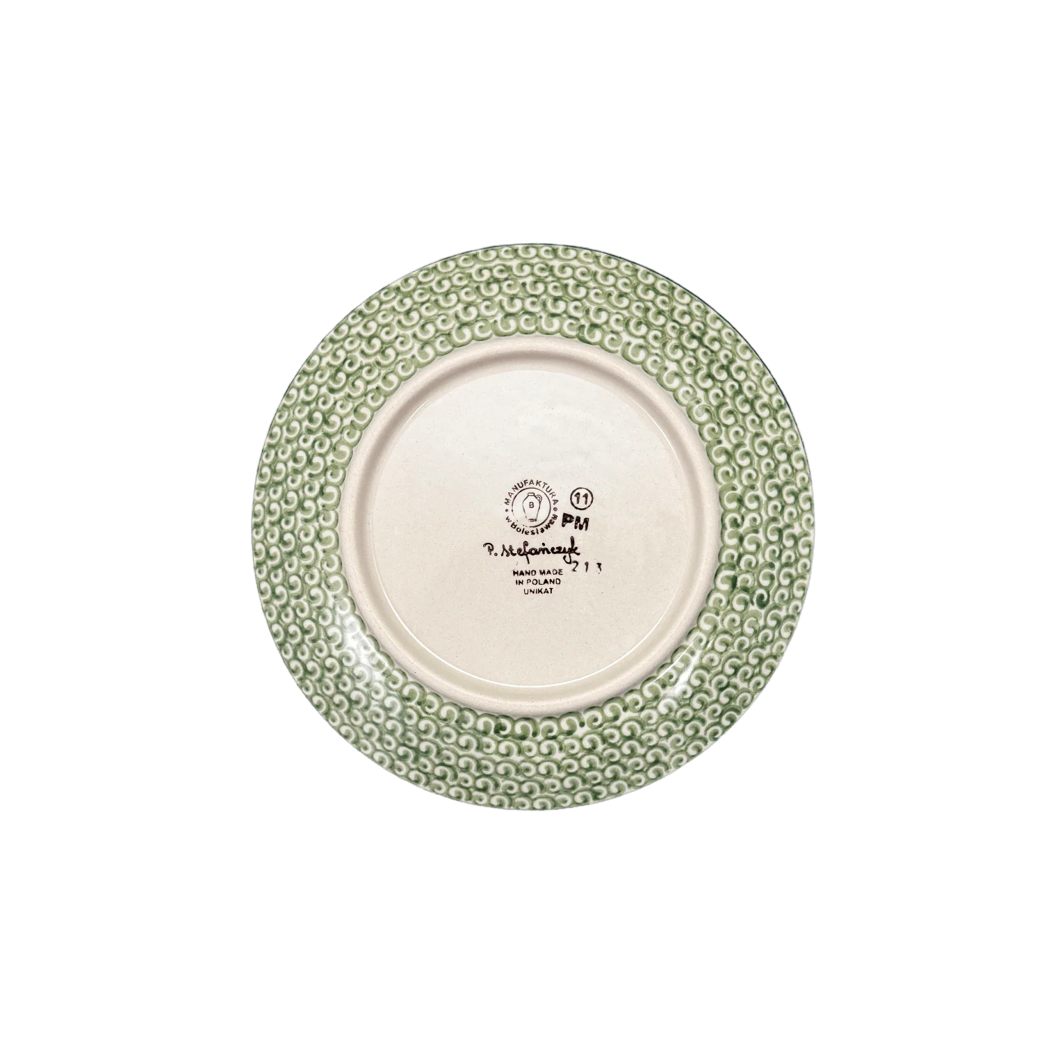 Plate, Round, Dessert, 7.25" in "Pink Poinsettia" by Manufaktura | T131S-PS14 - Image 5