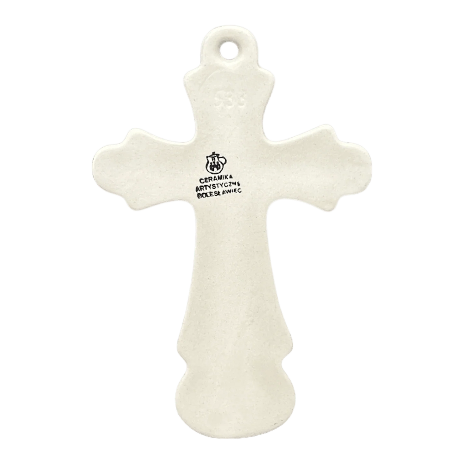 Cross, Large, 7.75" in "Peacock Pine" by Ceramika Artystyczna | A533-366X - Image 3