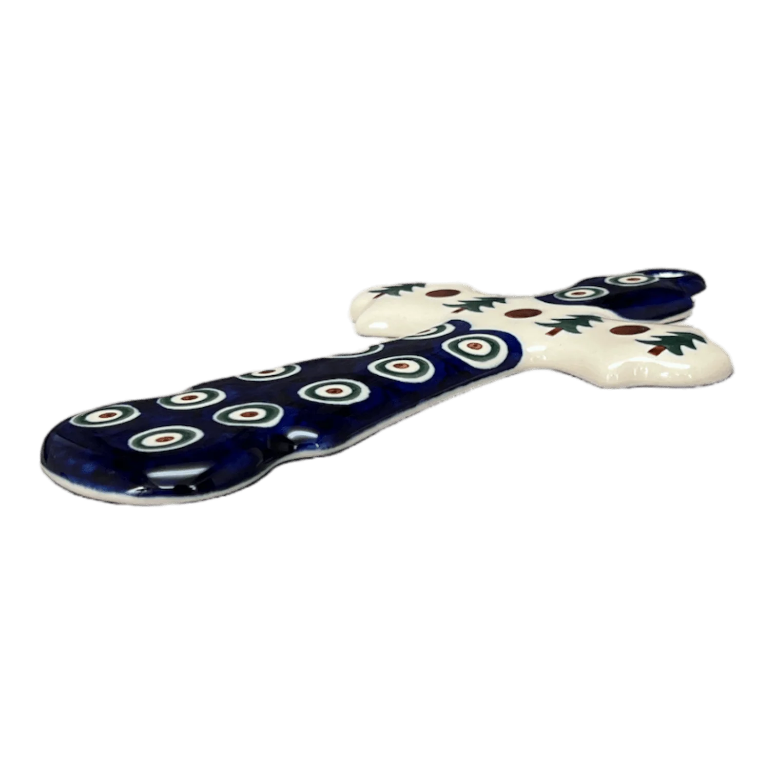 Cross, Large, 7.75" in "Peacock Pine" by Ceramika Artystyczna | A533-366X - Image 4