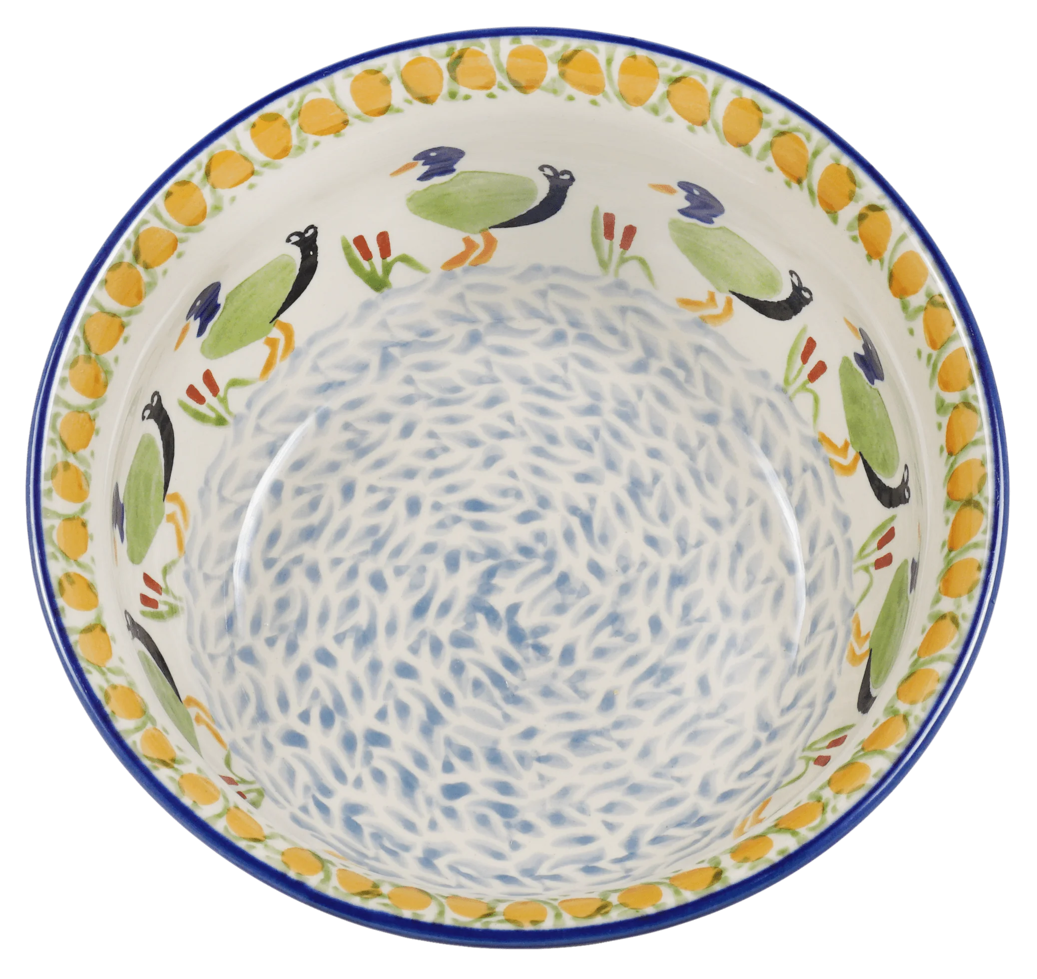 Bowl, Round, 7.75" in "Ducks in a Row" by Manufaktura | M085U-P323 - Image 3