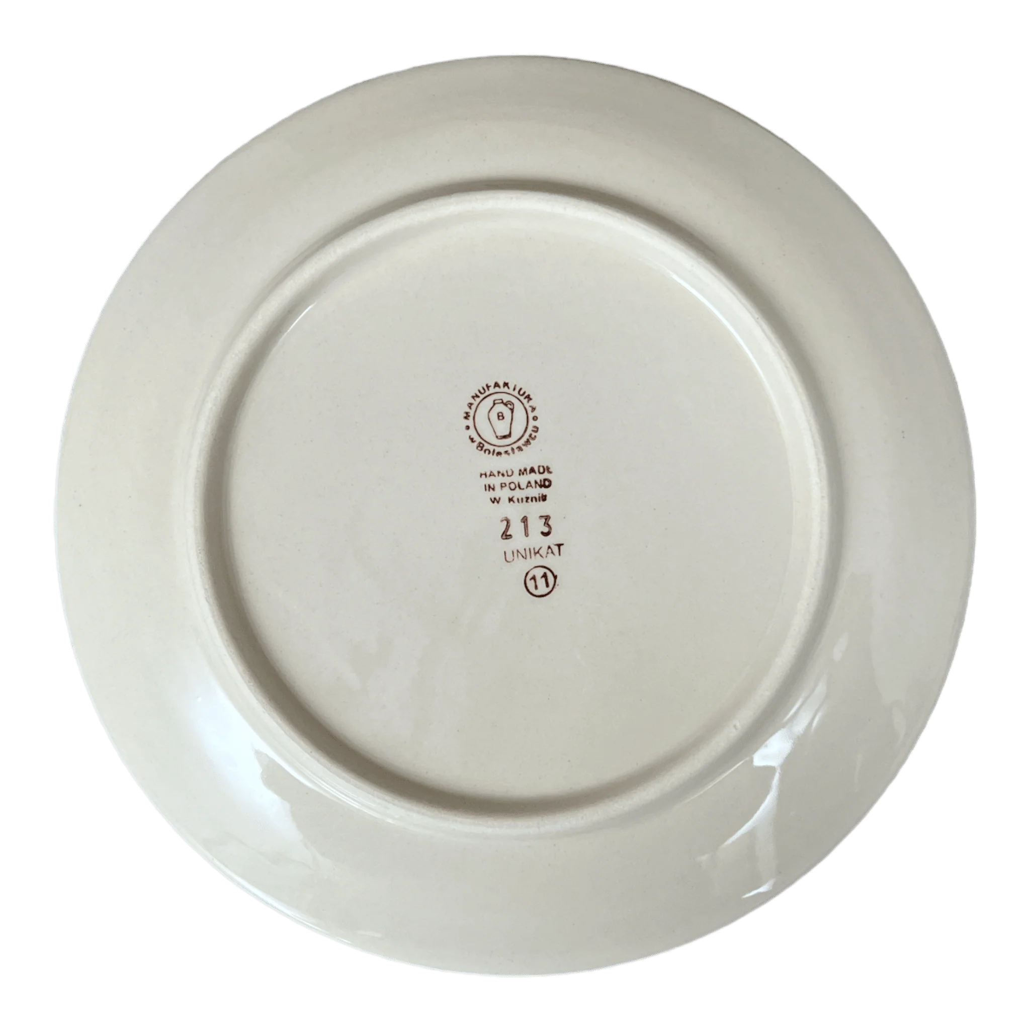 Plate, Round, Salad, 8.5" in "Snowflake Love" by Manufaktura | T134U-PS01 - Image 4