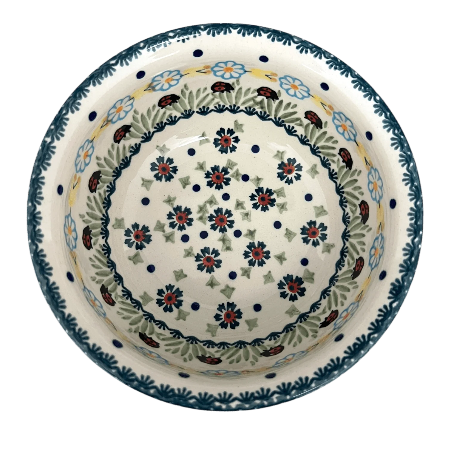 Bowl, Round, 6.5" in "Lady Bugs" by Manufaktura | M084T-IF45 - Image 4