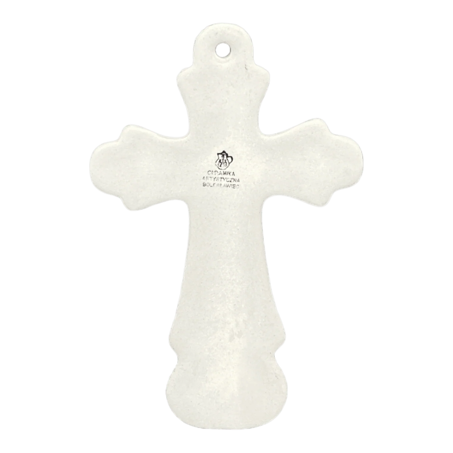 Cross, Large, 7.75" in "Lemons and Leaves" by Ceramika Artystyczna | A533-2749X - Image 3