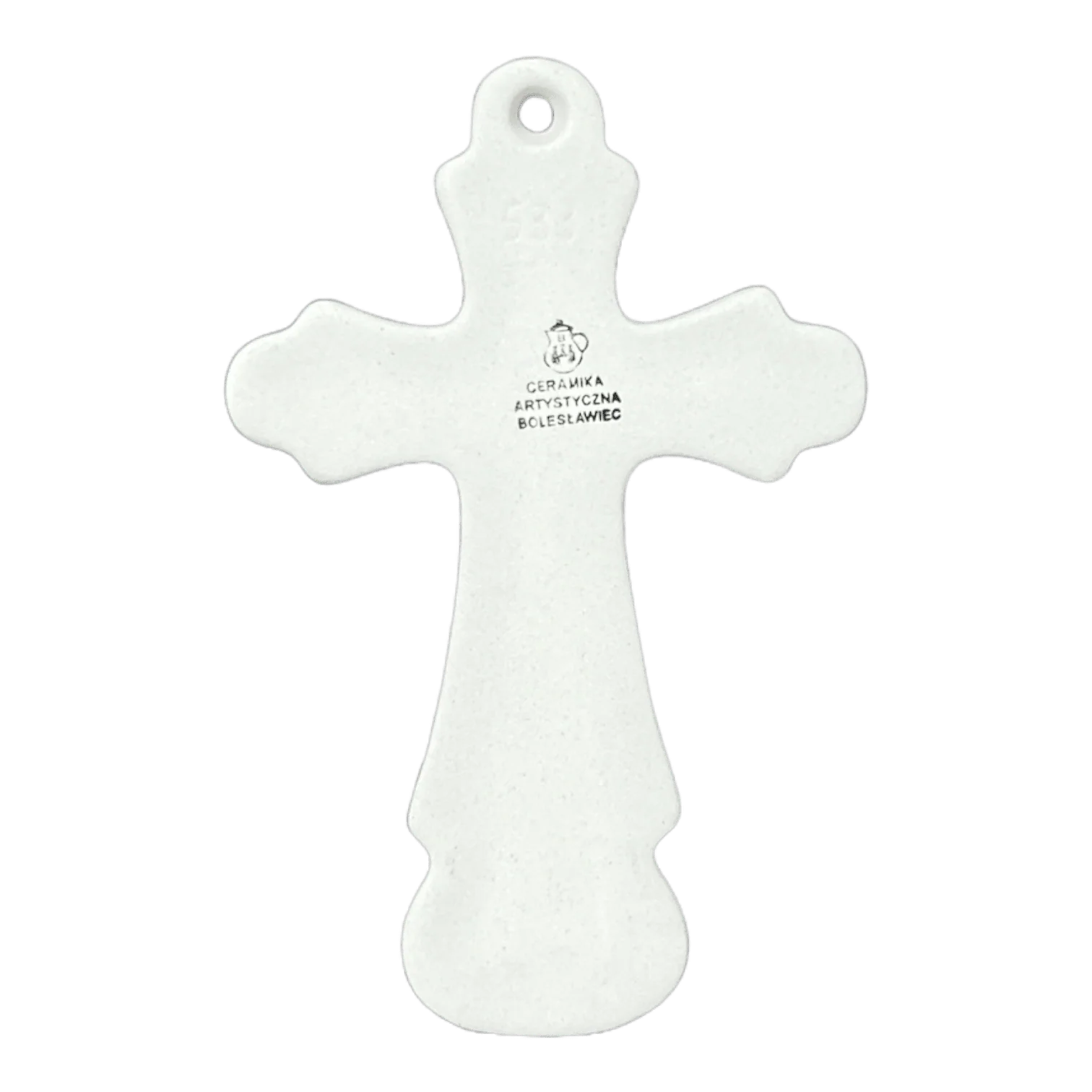 Cross, Large, 7.75" in "Starry Sea" by Ceramika Artystyczna | A533-454C - Image 4