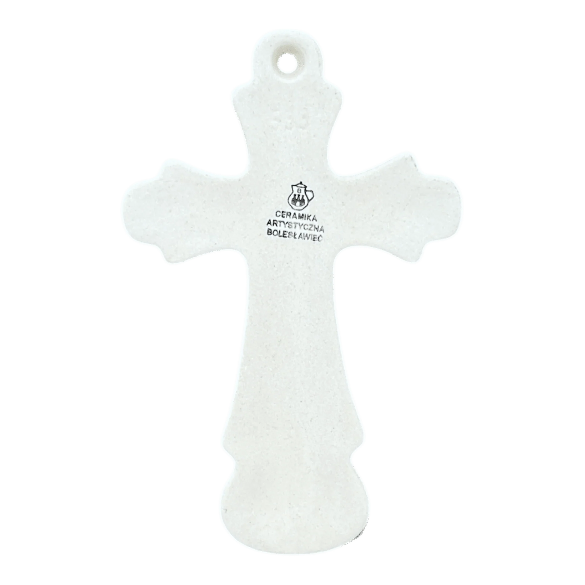 Cross, Large, 7.75" in "Winter Aspen" by Ceramika Artystyczna | A533-1995X - Image 4