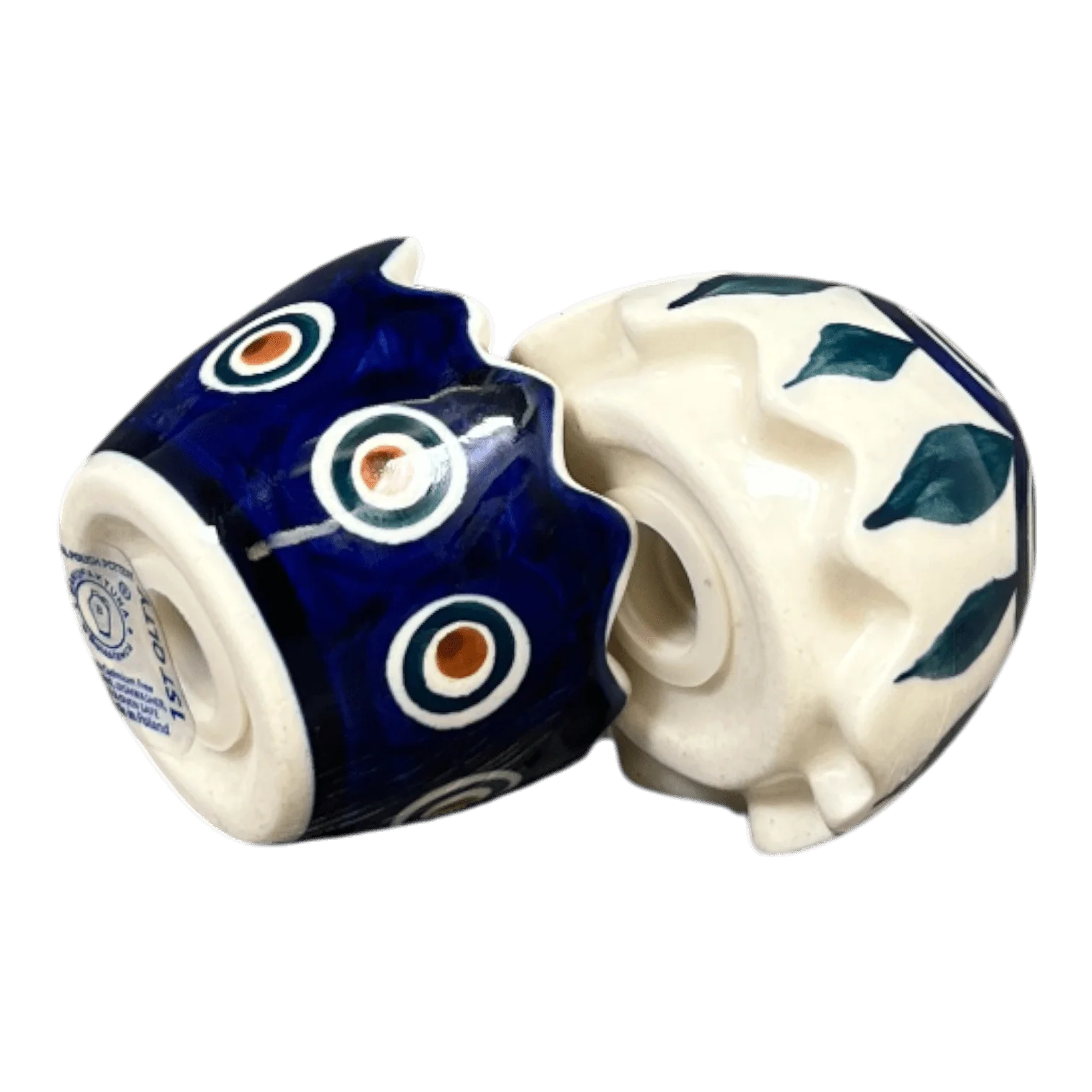 Salt & Pepper, Egg, 3" in "Peacock" by Manufaktura | S115T-54 - Image 3